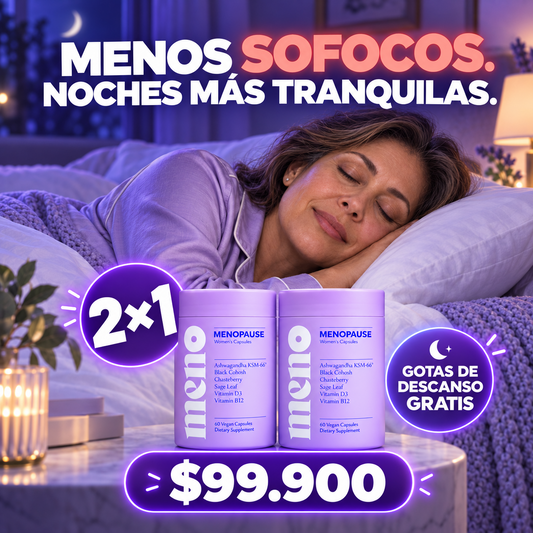 2 frascos de 60 cápsulas  Complemento nocturno de regalo