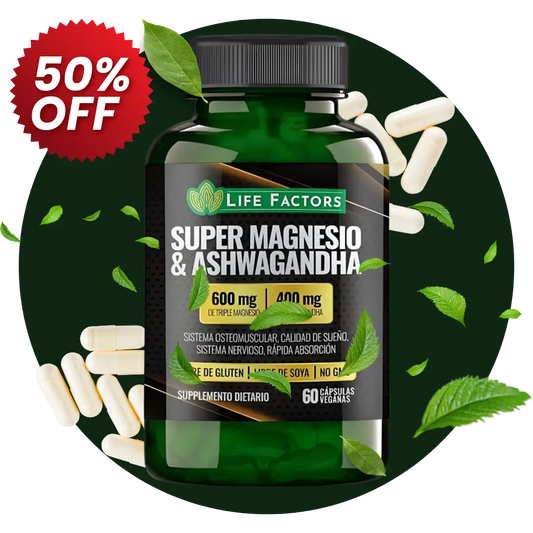 Super Magnesio Y Ashwagandha 2X1